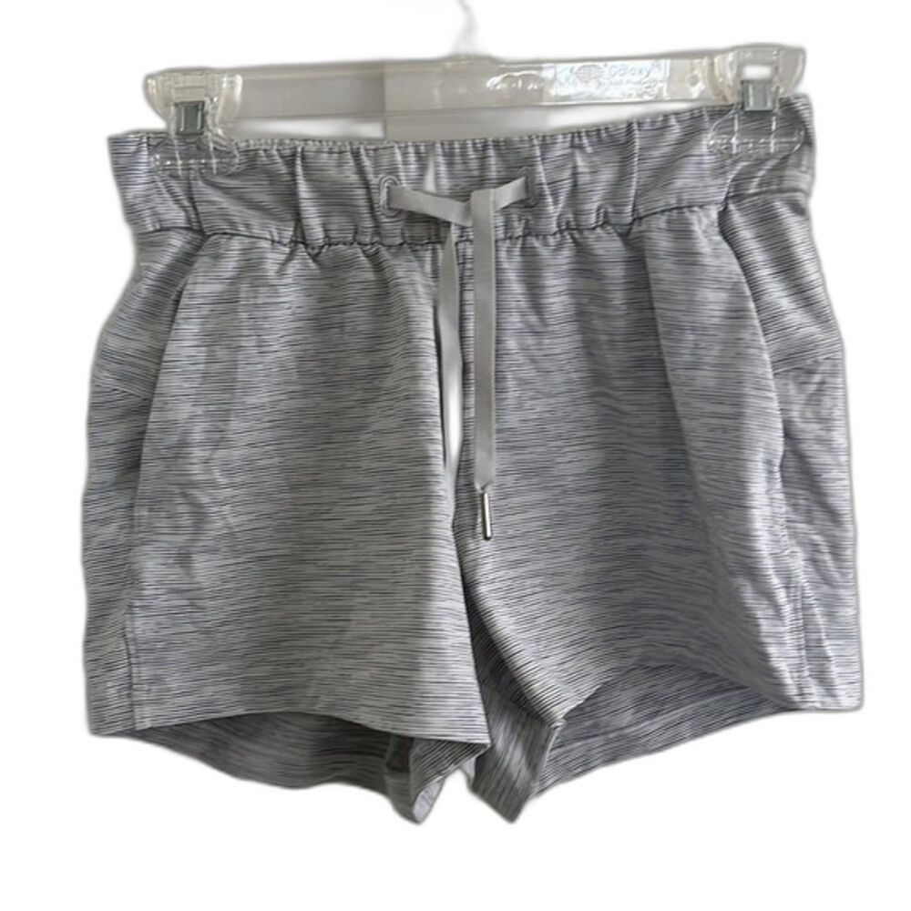 EUC Lululemon Only the Fly Pull on Shorts in We are from space Gray Sz 2